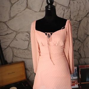 Fashion Nova peach dress